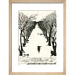 The Cat that Walked by Himself print in natural frame