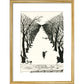 The Cat that Walked by Himself print in gold frame