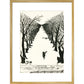 The Cat that Walked by Himself print in gold frame