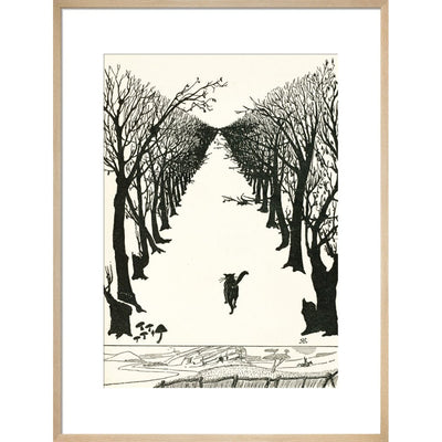 The Cat that Walked by Himself print in natural frame