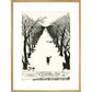 The Cat that Walked by Himself print in gold frame