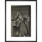 The Strange Case of Dr. Jekyll and Mr. Hyde print in black frame