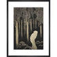 'Hish' from The Gods of Pegana print in black frame