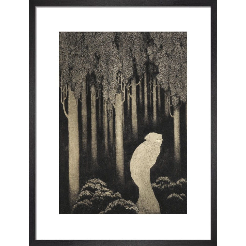 'Hish' from The Gods of Pegana print in black frame