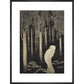 'Hish' from The Gods of Pegana print in black frame