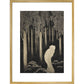 'Hish' from The Gods of Pegana print in gold frame