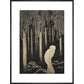 'Hish' from The Gods of Pegana print in black frame