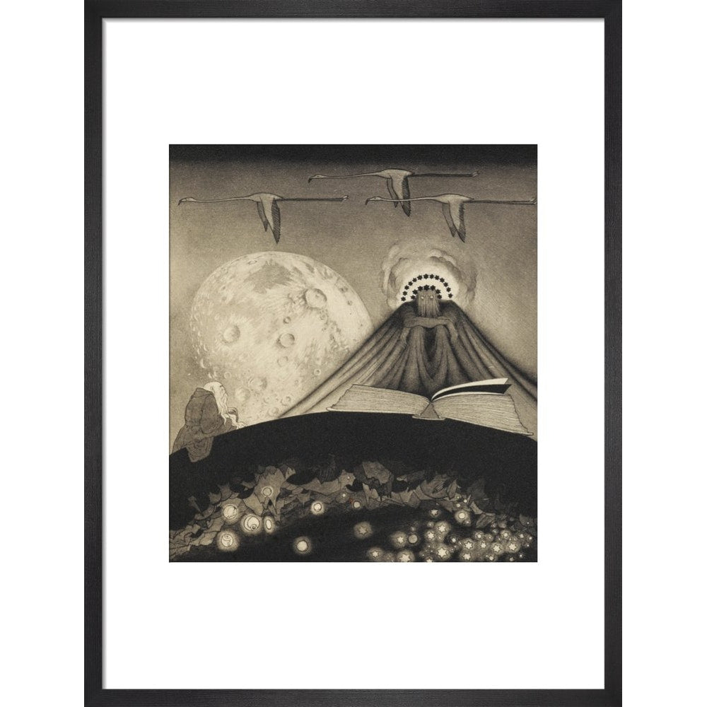 'It' from The Gods of Pegana print in black frame