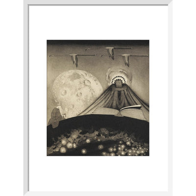 'It' from The Gods of Pegana print in white frame