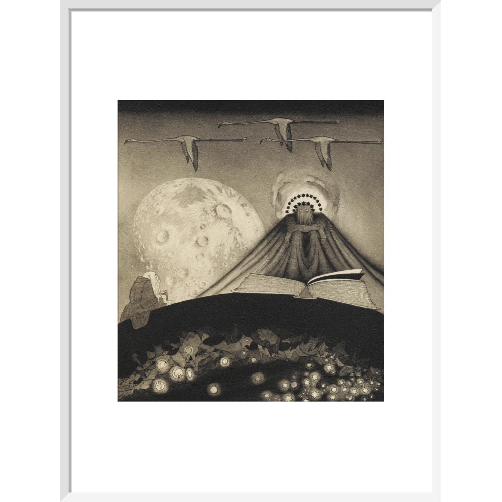 'It' from The Gods of Pegana print in white frame