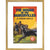 Hound of the Baskervilles book cover print in gold frame