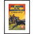 Hound of the Baskervilles book cover print in black frame