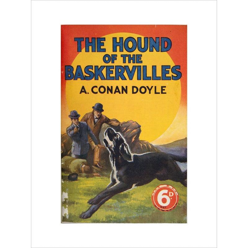 Hound of the Baskervilles book cover print