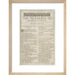 Romeo and Juliet Shakespeare's First Folio title page print in natural frame