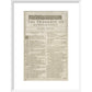 Romeo and Juliet Shakespeare's First Folio title page print in white frame
