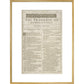 Romeo and Juliet Shakespeare's First Folio title page print in gold frame