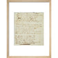 I wandered lonely as a cloud (Daffodils) print in natural frame