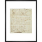 I wandered lonely as a cloud (Daffodils) print in black frame