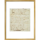 I wandered lonely as a cloud (Daffodils) print in gold frame