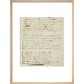 I wandered lonely as a cloud (Daffodils) print in natural frame