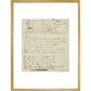 I wandered lonely as a cloud (Daffodils) print in gold frame
