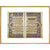 A Qur'an print in gold frame