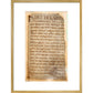 Beowulf print in gold frame