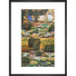 Burmese Buddhist Cosmology print in black frame