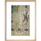 Canterbury Tales print in natural frame