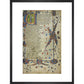 Canterbury Tales print in black frame