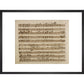 Handel's Messiah print in black frame