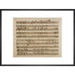 Handel's Messiah print in black frame
