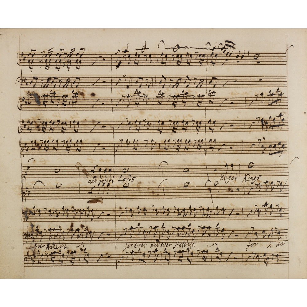 Handel's Messiah print