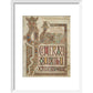 Incipit page of St. Matthew's Gospel print in white frame