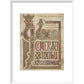 Incipit page of St. Matthew's Gospel print in white frame