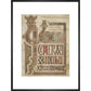 Incipit page of St. Matthew's Gospel print in black frame