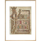 Incipit page of St. Matthew's Gospel print in natural frame