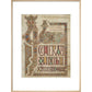 Incipit page of St. Matthew's Gospel print in natural frame