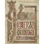 Incipit page of St. Matthew's Gospel print