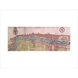 London panorama print unframed