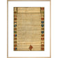 Magna Carta print in natural frame