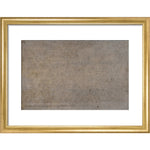 Magna Carta (1215) print in gold frame