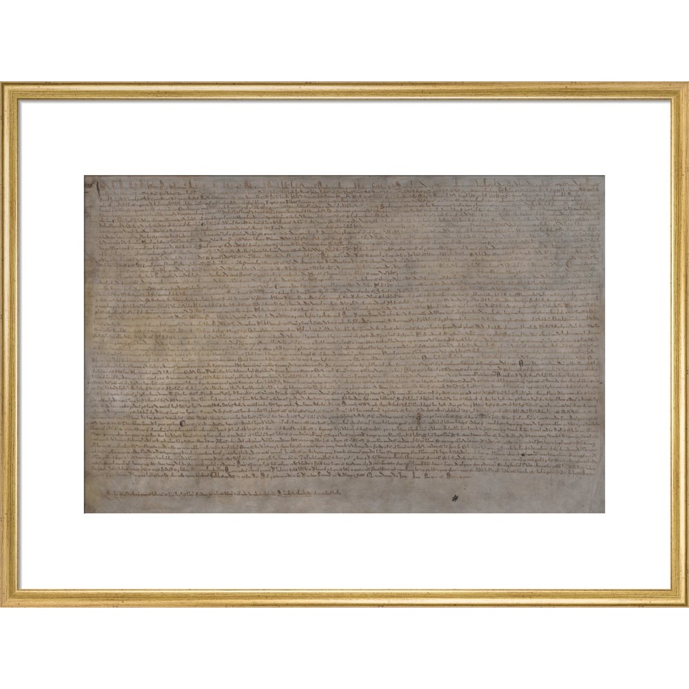 View from the Top of the Manirung Pass print in gold frame