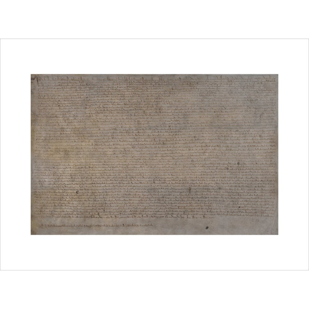 Magna Carta (1215) print unframed