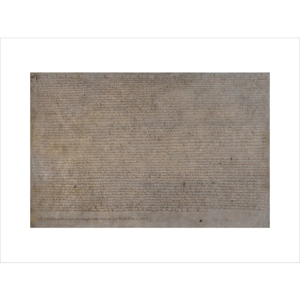 Magna Carta (1215) print unframed