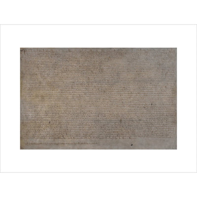 Magna Carta (1215) print unframed
