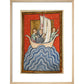 St. Cuthbert sailing to the land of the Picts print in natural frame