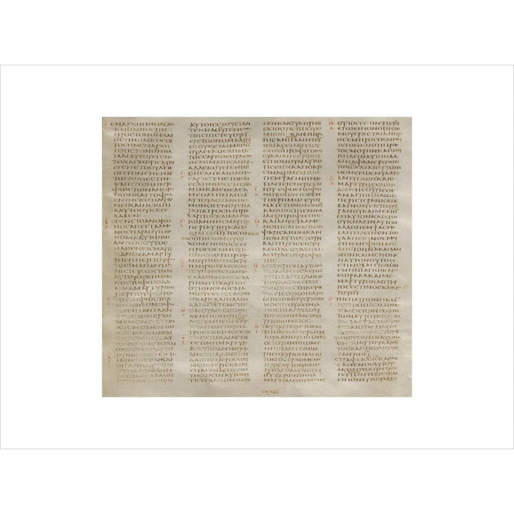 The Codex Sinaiticus print unframed