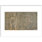 The Diamond Sutra print in white frame