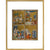 The Golden Haggadah print in gold frame